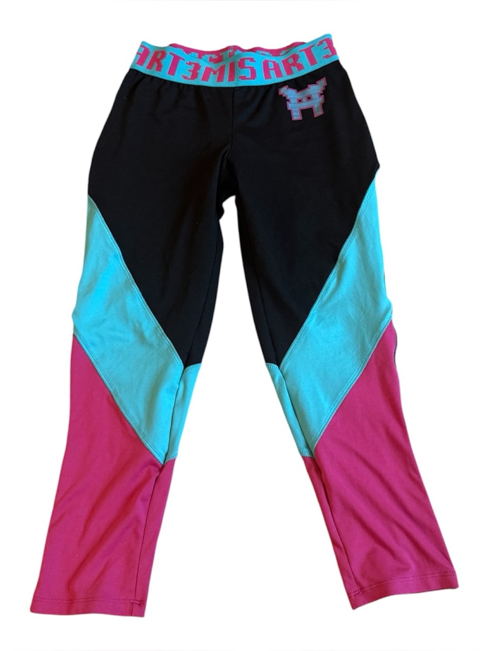 Ready Player One Artemis Cosplay Leggings Colorblock Gamer Sci-Fi Athletic Pants